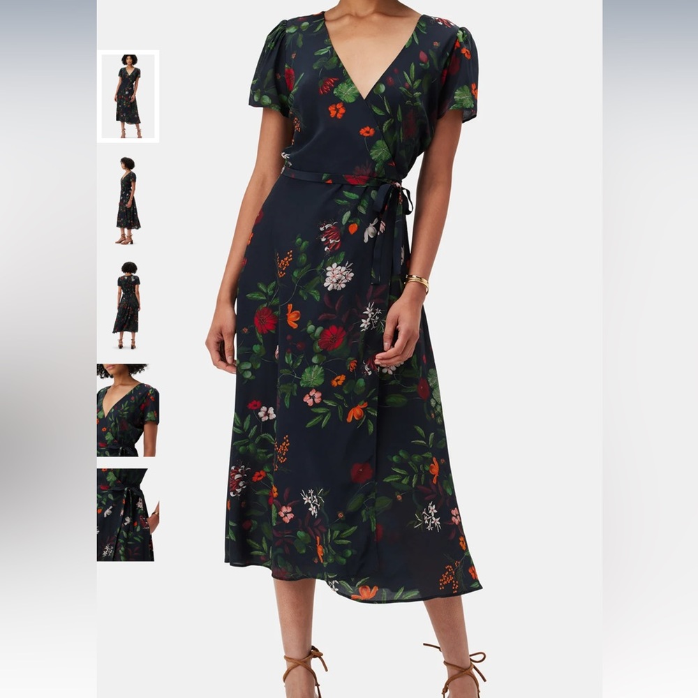 Amour Vert Ellie Washable Silk Dress new with tag size small